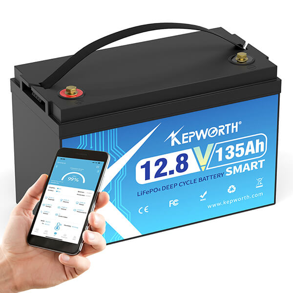 Акумулятор Kepworth LiFePO4 12V/135AH Bluetooth 12.8V 135Ah купити в Україні