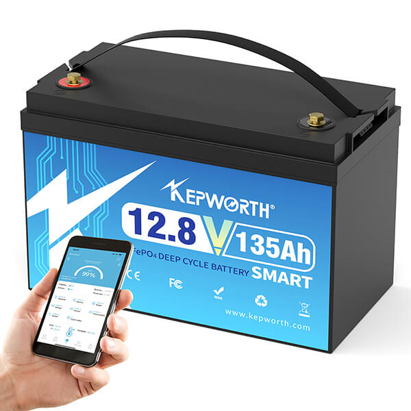 Акумулятор Kepworth LiFePO4 12V/135AH Bluetooth 12.8V 135Ah купити в Україні