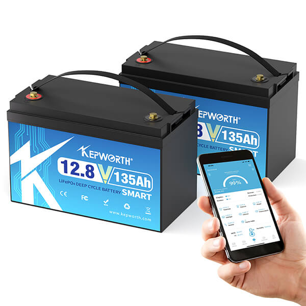 Акумулятор Kepworth LiFePO4 12V/135AH Bluetooth 12.8V 135Ah купити в Україні