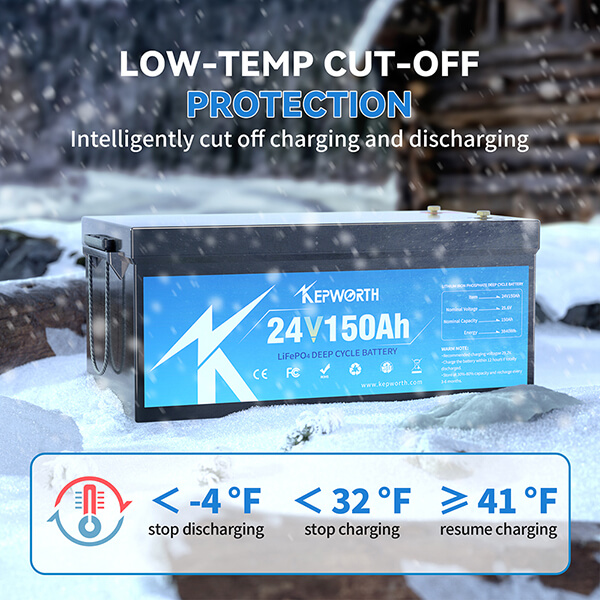 Акумулятор Kepworth LiFePO4 24V/150AH (3840W*h) 24V 150Ah купити в Україні