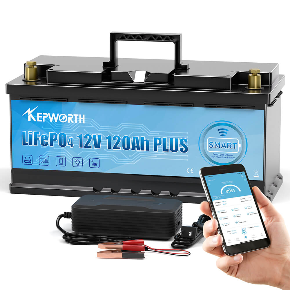 Акумулятор Kepworth LiFePO4 12V/120AH Bluetooth 12V 120Ah купити в Україні