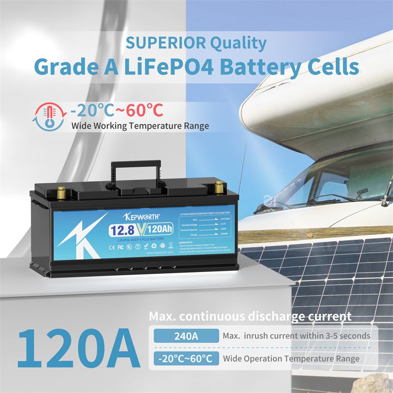 Акумулятор Kepworth LiFePO4 12V/120AH Bluetooth 12V 120Ah купити в Україні