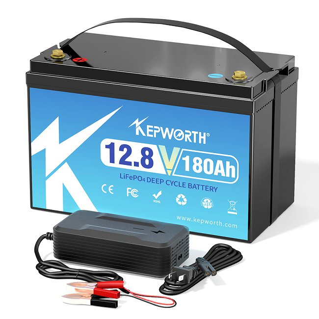Акумулятор KEPWORTH LiFePO4 12V/180AH (2160W*h) 12.8V 180Ah купити в Україні