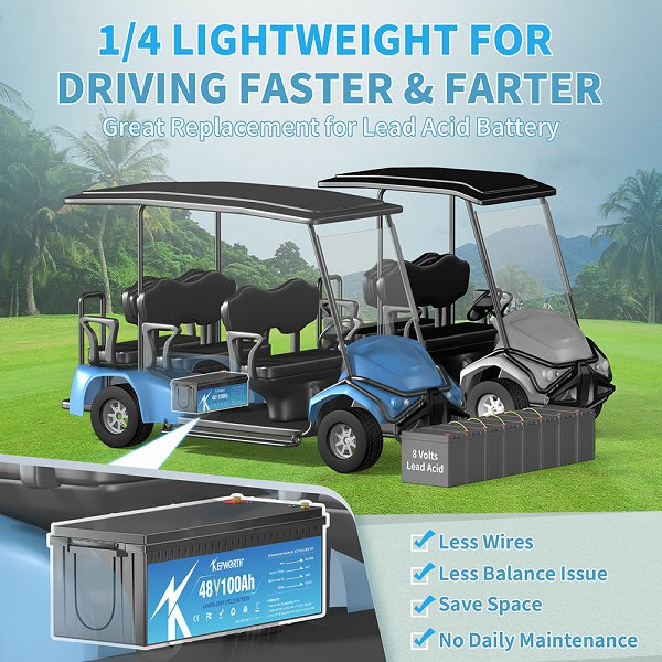 Акумулятор Kepworth LiFePO4 48V/100AH (5100W*h) 48V 100Ah купити в Україні