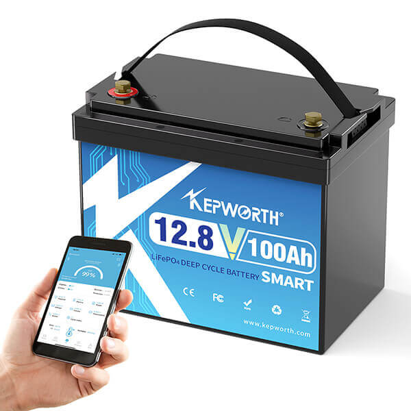 Акумулятор Kepworth LiFePO4 12V/100AH (1280W*h) Bluetooth mini 12.8V 100Ah купити в Україні