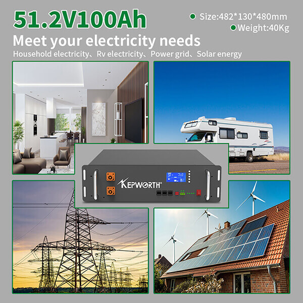 Акумулятор Kepworth LiFePO4 48V/100AH (5100W*h) Racked 48V 100Ah купити в Україні