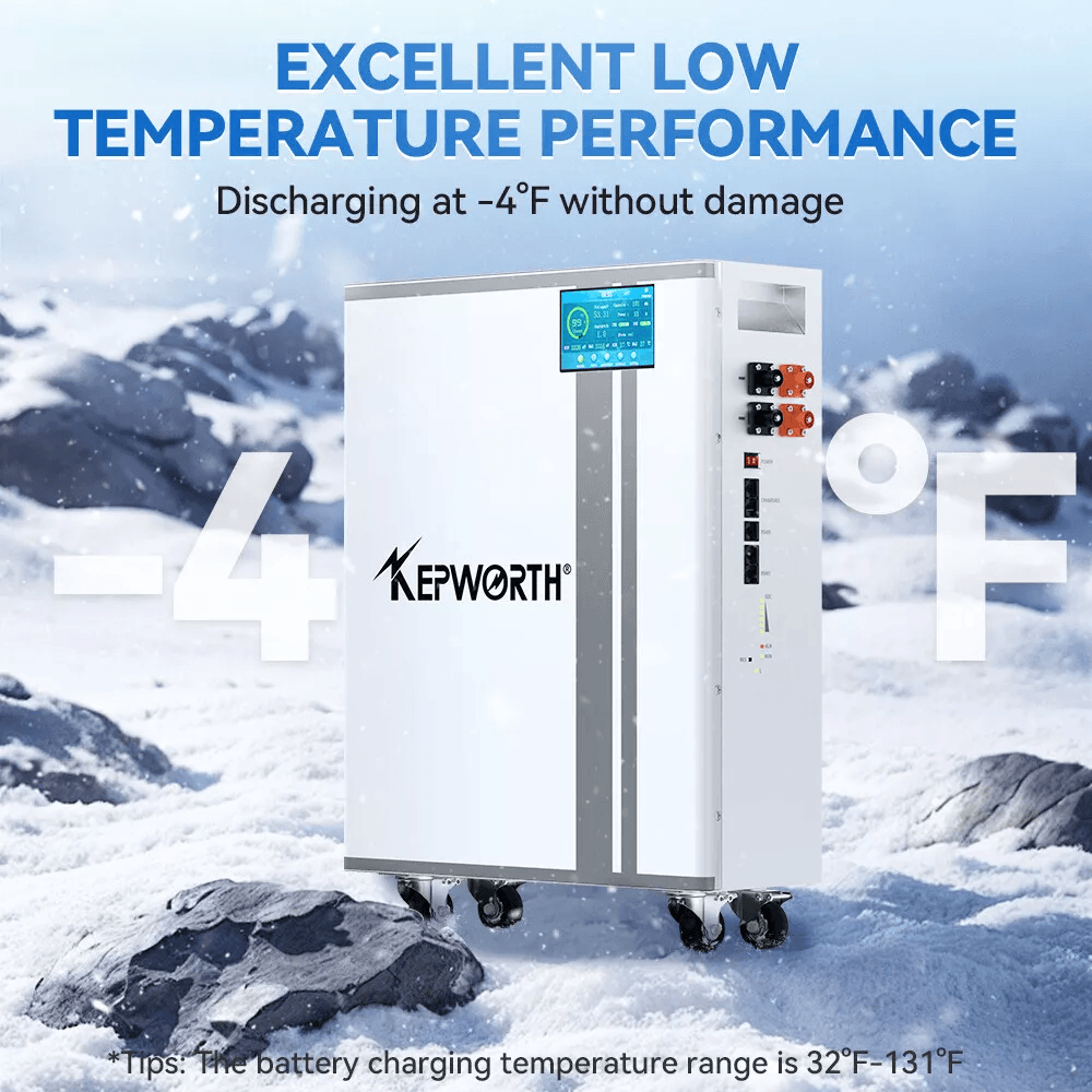Акумулятор Kepworth LiFePO4 48V/100AH (5100W*h) Display 51.2V 100Ah купити в Україні