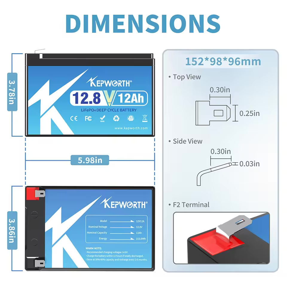 Акумулятор Kepworth LiFePO4 12V/12AH 12V 12Ah купити в Україні