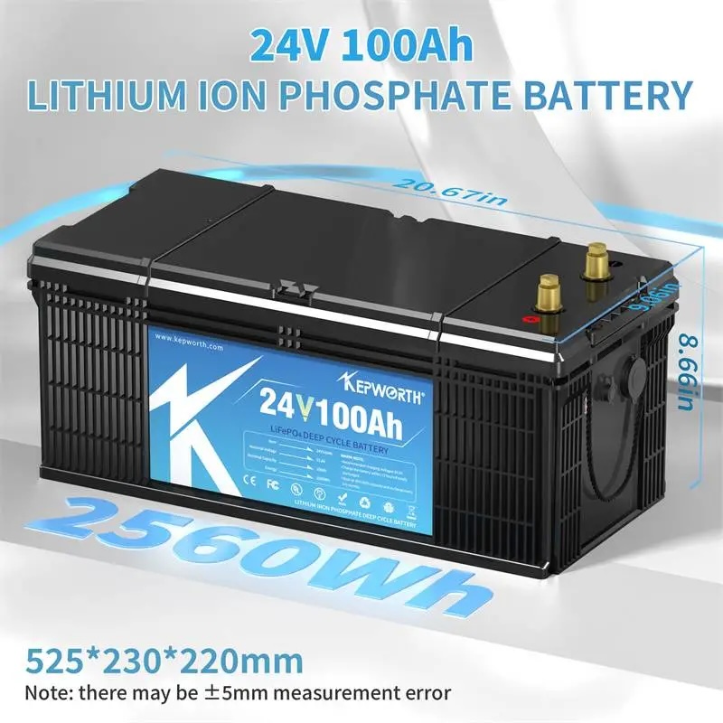 Акумулятор Kepworth LiFePO4 24V/100AH (2400W*h) 100Ah купити в Україні