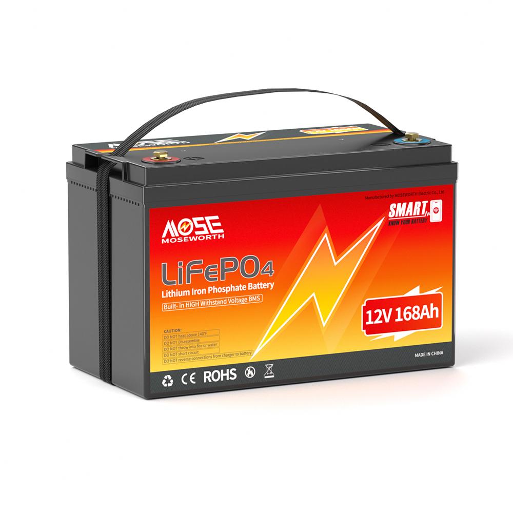 Акумулятор MOSEWORTH LiFePO4 12V/168AH (2160W*h) Bluetooth 168Ah купити в Україні