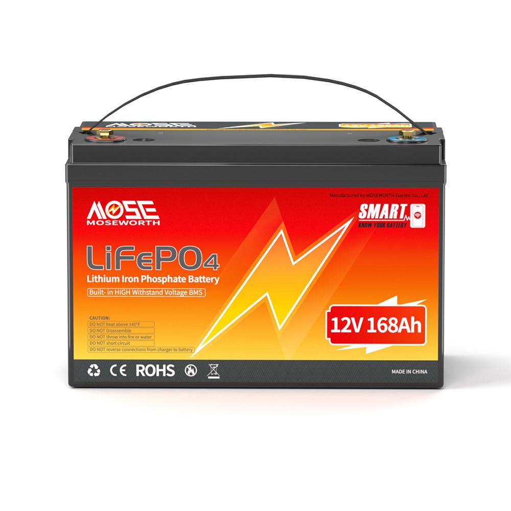 Акумулятор MOSEWORTH LiFePO4 12V/168AH (2160W*h) Bluetooth 168Ah купити в Україні