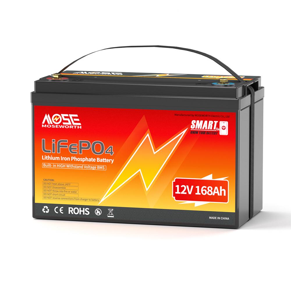 Акумулятор MOSEWORTH LiFePO4 12V/168AH (2160W*h) Bluetooth 168Ah купити в Україні