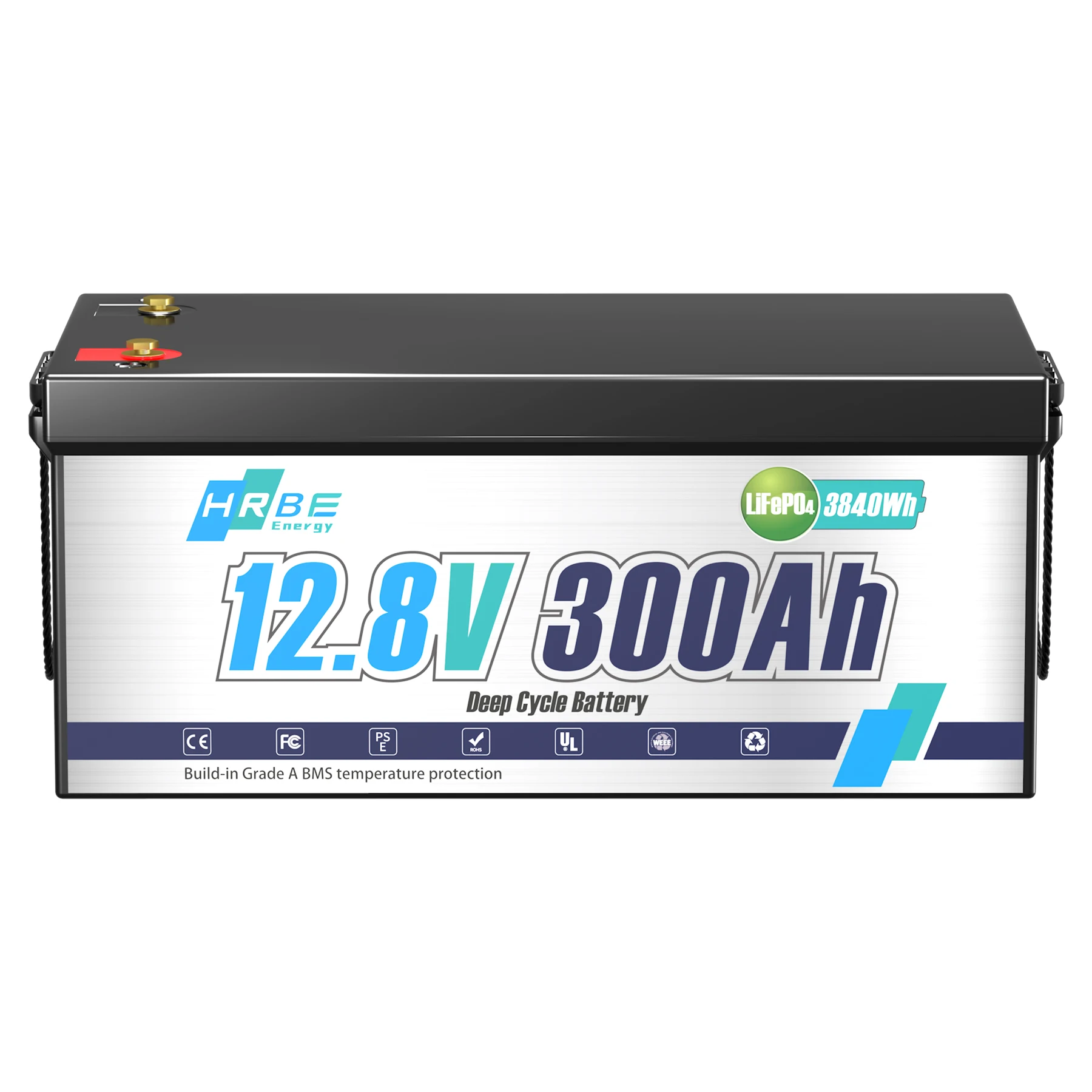Акумулятор HRBE Energy LiFePO4 12V/300AH (3840W*h) 300Ah купити в Україні