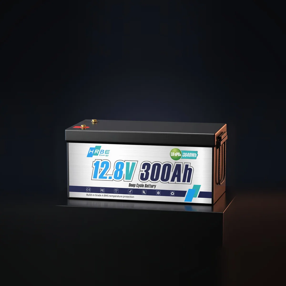 Акумулятор HRBE Energy LiFePO4 12V/300AH (3840W*h) 300Ah купити в Україні