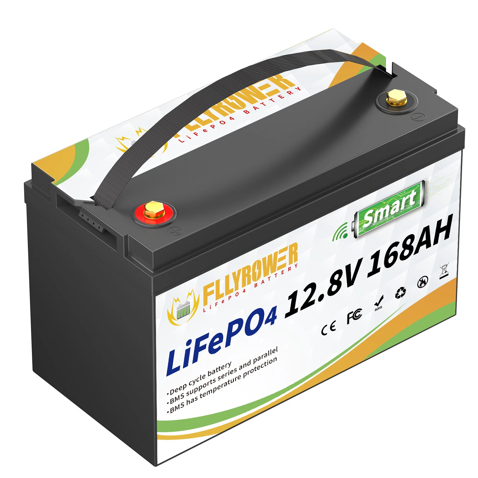 Акумулятор FLYFOREE LiFePO4 12V/168AH (2160W*h) 168Ah купити в Україні
