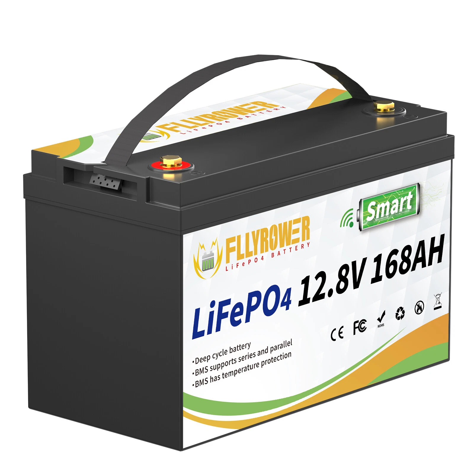 Акумулятор FLYFOREE LiFePO4 12V/168AH (2160W*h) 168Ah купити в Україні