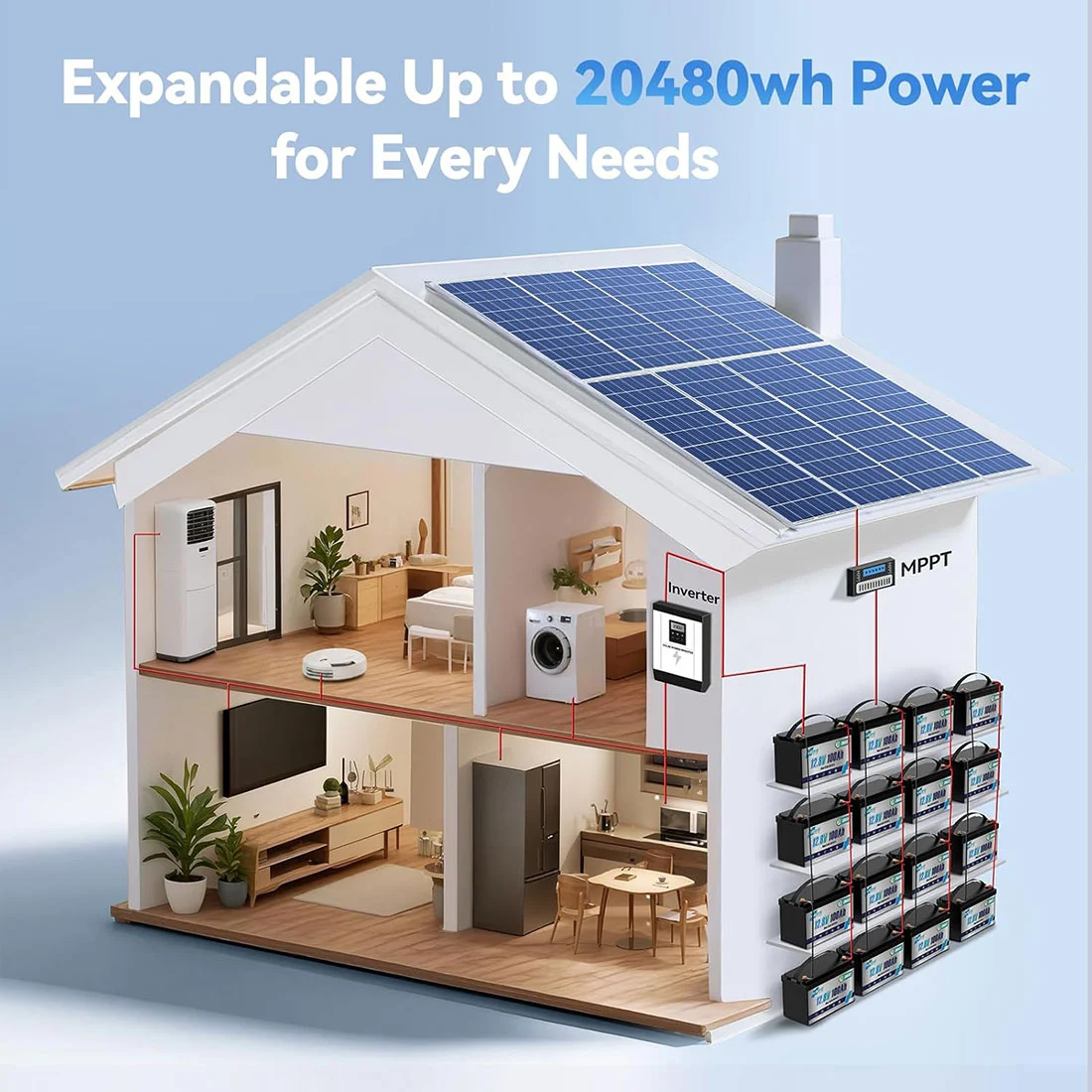 Акумулятор HRBE Energy LiFePO4 12V/100AH (1280W*h) 332mm Bluetooth 100Ah купити в Україні